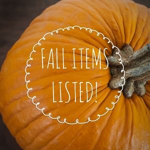 Listing Fall Items Now!